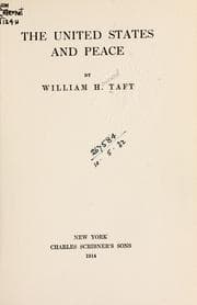 Tapa de The United States and peace