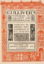 Tapa de Gulliver's voyages to Lilliput and Brobdingnag