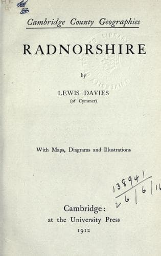 Tapa de Radnorshire