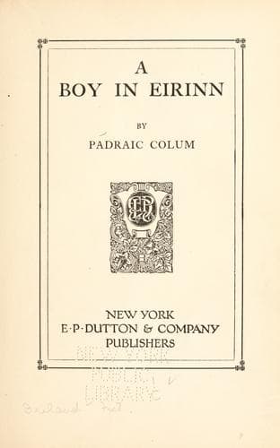 Tapa de A boy in Eirinn