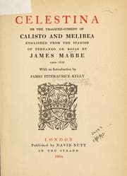 Tapa de Celestina or The tragicke-comedy of Calisto and Melibea