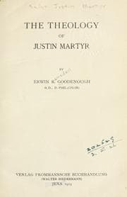 Tapa de The theology of Justin Martyr