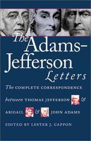Tapa de The Adams-Jefferson letters