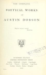 Tapa de The complete poetical works