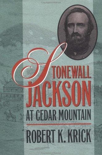Tapa de Stonewall Jackson at Cedar Mountain