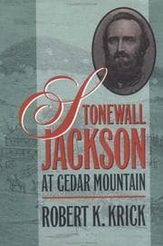 Tapa de Stonewall Jackson at Cedar Mountain