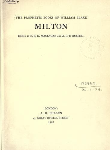 Tapa de Milton