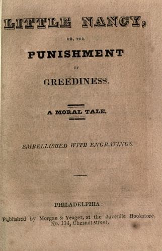 Tapa de Little Nancy, or, The punishment of greediness