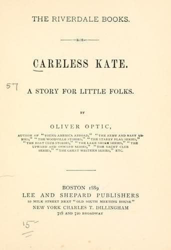Tapa de Careless Kate.