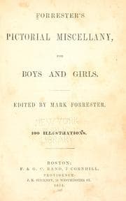 Tapa de Forrester's pictorial miscellany for the family circle