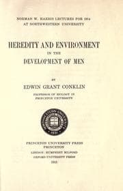 Tapa de Heredity and environment in the development of men