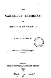 Tapa de The Cambridge freshman