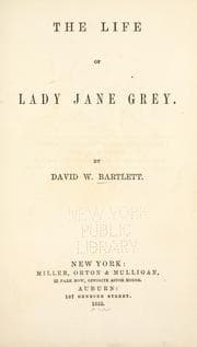 Tapa de The life of Lady Jane Grey