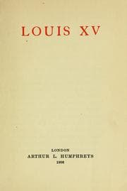 Tapa de Louis XV