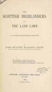 Tapa de The Scottish Highlanders and the land laws