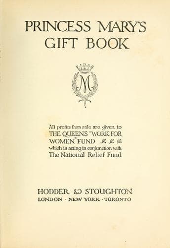 Tapa de Princess Mary's gift book ...