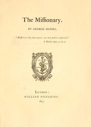 Tapa de The missionary