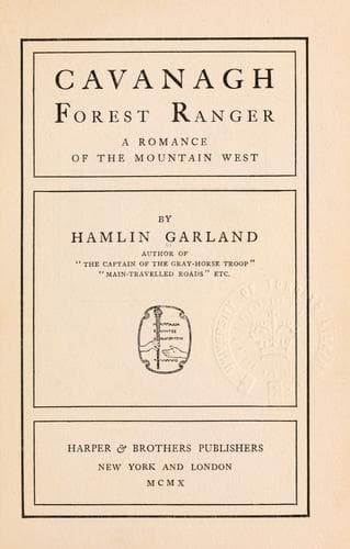 Tapa de Cavanagh, forest ranger