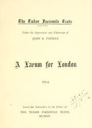 Tapa de A larum for London. 1602