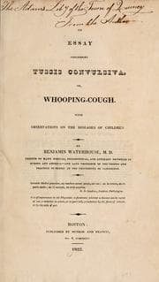 Tapa de An essay concerning tussis convulsiva, or, whooping cough