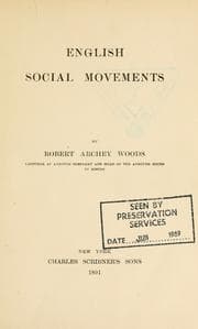 Tapa de English social movements