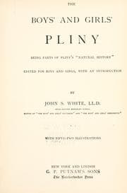 Tapa de The boys' and girls' Pliny