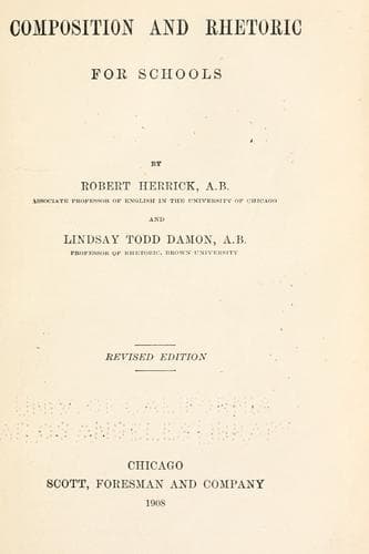 Tapa de Composition and rhetoric for schools