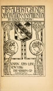 Tapa de Mrs. Albert Grundy, observations in Philistia