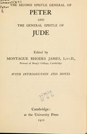 Tapa de The second Epistle general of Peter and the general Epistle of Jude