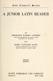 Tapa de A junior Latin reader