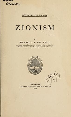 Tapa de Zionism