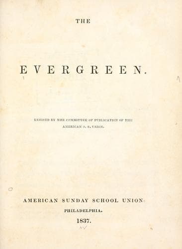 Tapa de The Evergreen