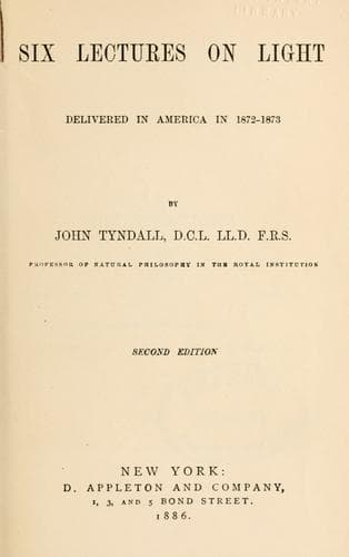 Tapa de Six lectures on light