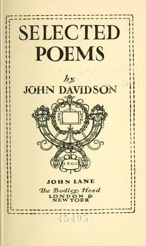 Tapa de Selected poems