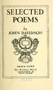 Tapa de Selected poems