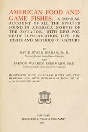 Tapa de American food and game fishes