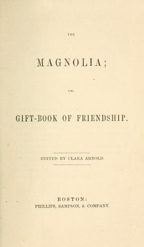 Tapa de The Magnolia