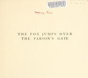 Tapa de The fox jumps over the parson's gate