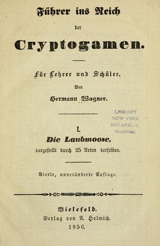 Tapa de F©ơhrer ins Reich der Cryptogamen