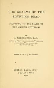Tapa de The realms of the Egyptian dead, according to the belief of the ancient Egyptians