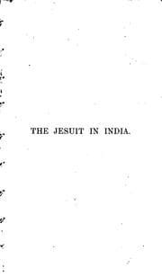 Tapa de The Jesuit in India