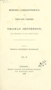 Tapa de Memoirs, correspondence and private papers