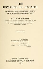 Tapa de The romance of escapes