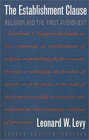 Tapa de The establishment clause