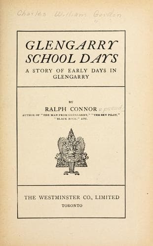 Tapa de Glengarry school days