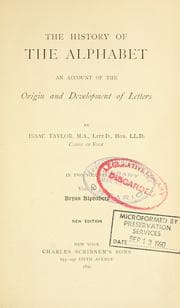 Tapa de The History of the Alphabet