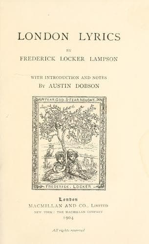 Tapa de London lyrics