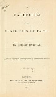 Tapa de A catechism and confession of faith