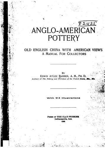 Tapa de Anglo-American pottery