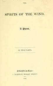 Tapa de The spirits of the wind
